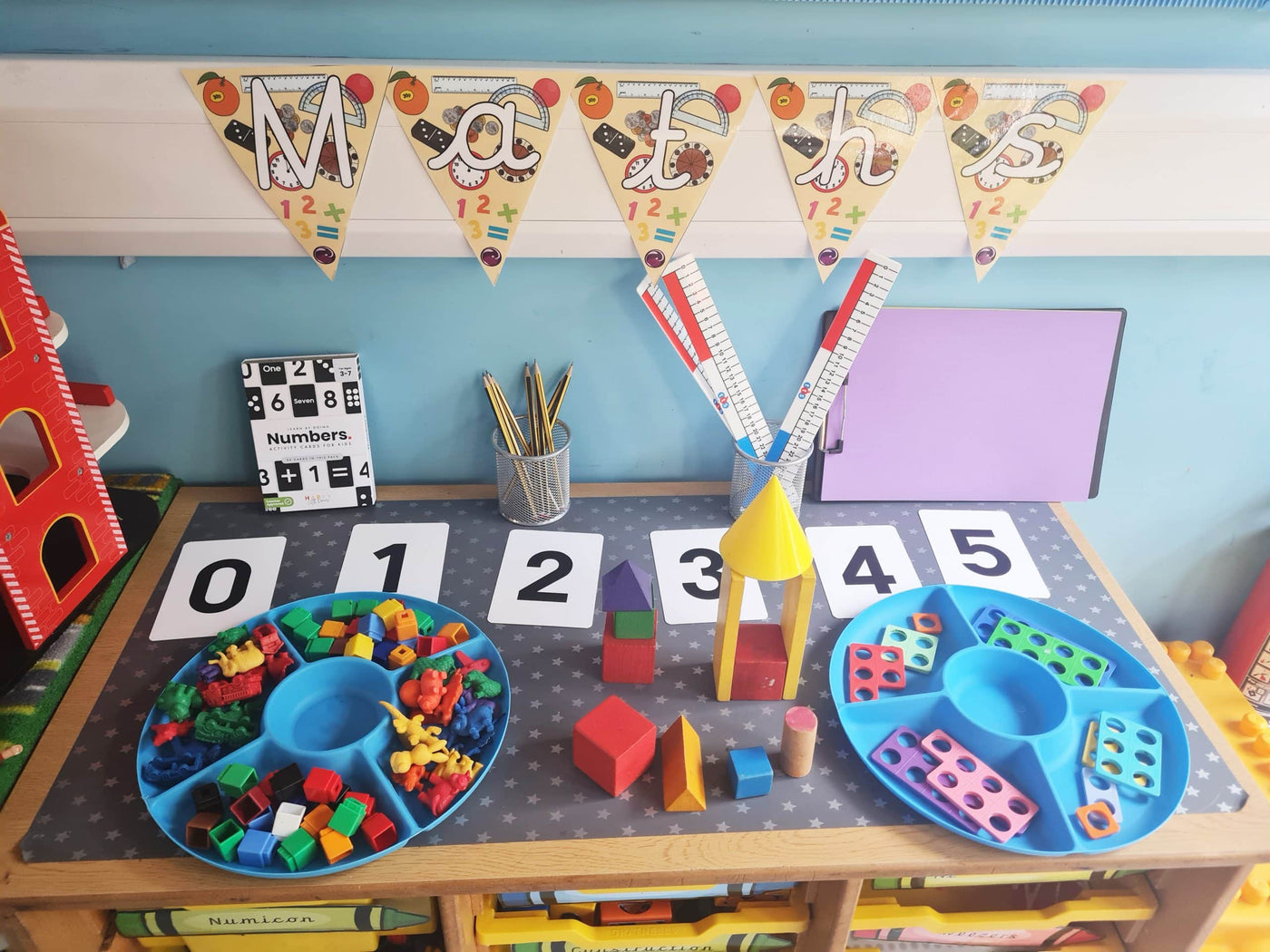 NumberCardsSetupClassroom