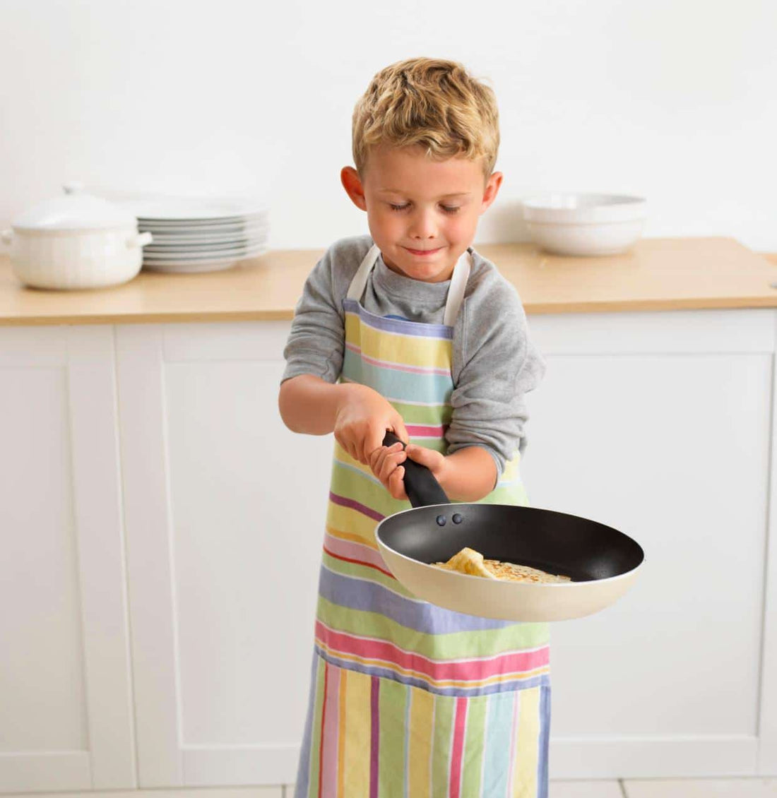 Pancake Flipping with Happy Little Doers