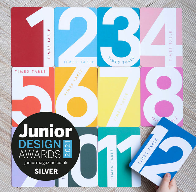 Award-Winning Times Tables Flashcards by Happy Little Doers
