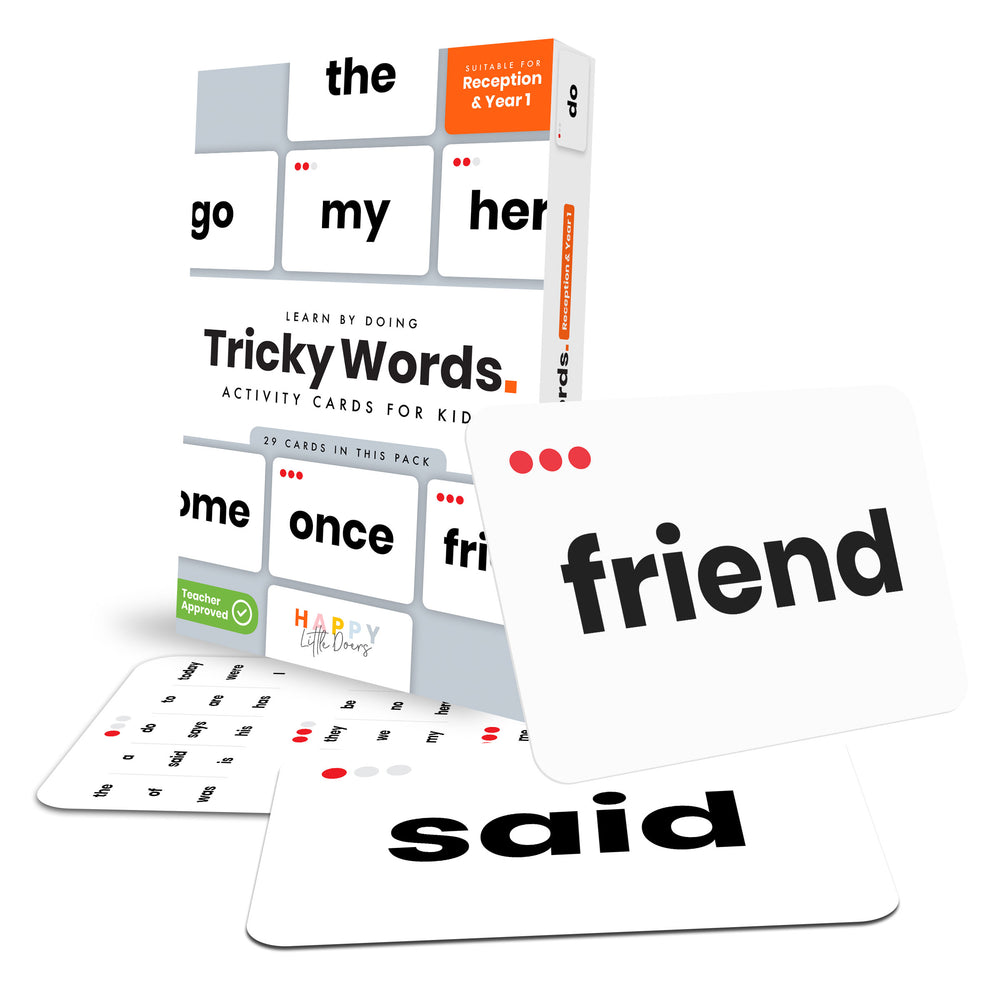 Tricky Words Flashcards - Reception & Year 1