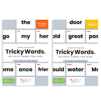 Tricky Words Activity Flashcards Bundle – Reception, Year 1 & Year 2