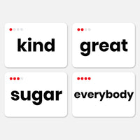 Tricky Words Flashcards - Year 2 - bundle contents