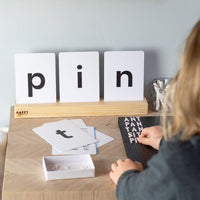Large Wooden Flashcard Display Stand | Holder | Rack