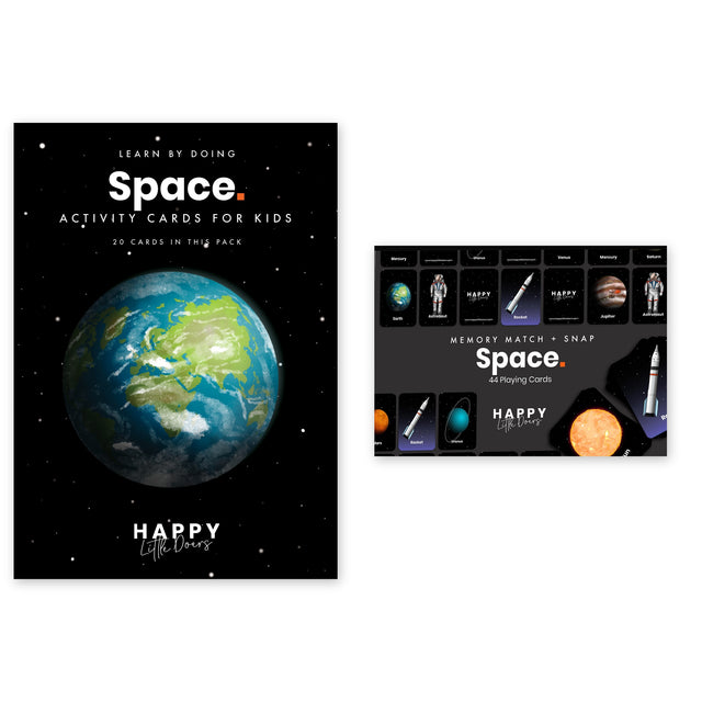 The Space Bundle — Space Activity Flashcards and the Space Memory Match + Snap Game