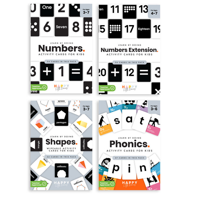 Starting School Activity Flashcard Bundle
