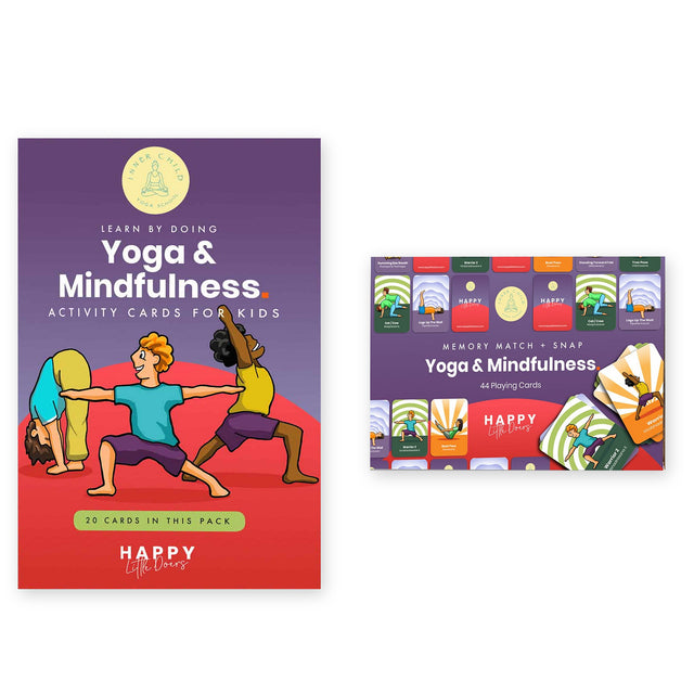 The Yoga Bundle — Yoga & Mindfulness Activity Flashcards and the Memory Match + Snap Game