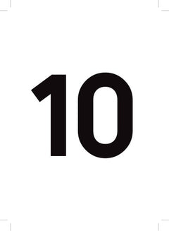 Number card: 10