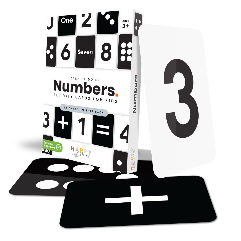 Number Flashcards Learn Numbers Games Happy Little Doers