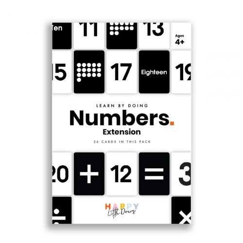 Learning Numbers Flashcards Extension Pack Happy Little Doers