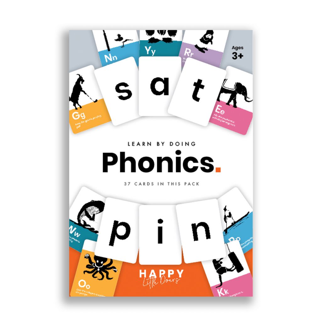 Phonics 72 x Educational Transparent Flashcards Learning Resources 