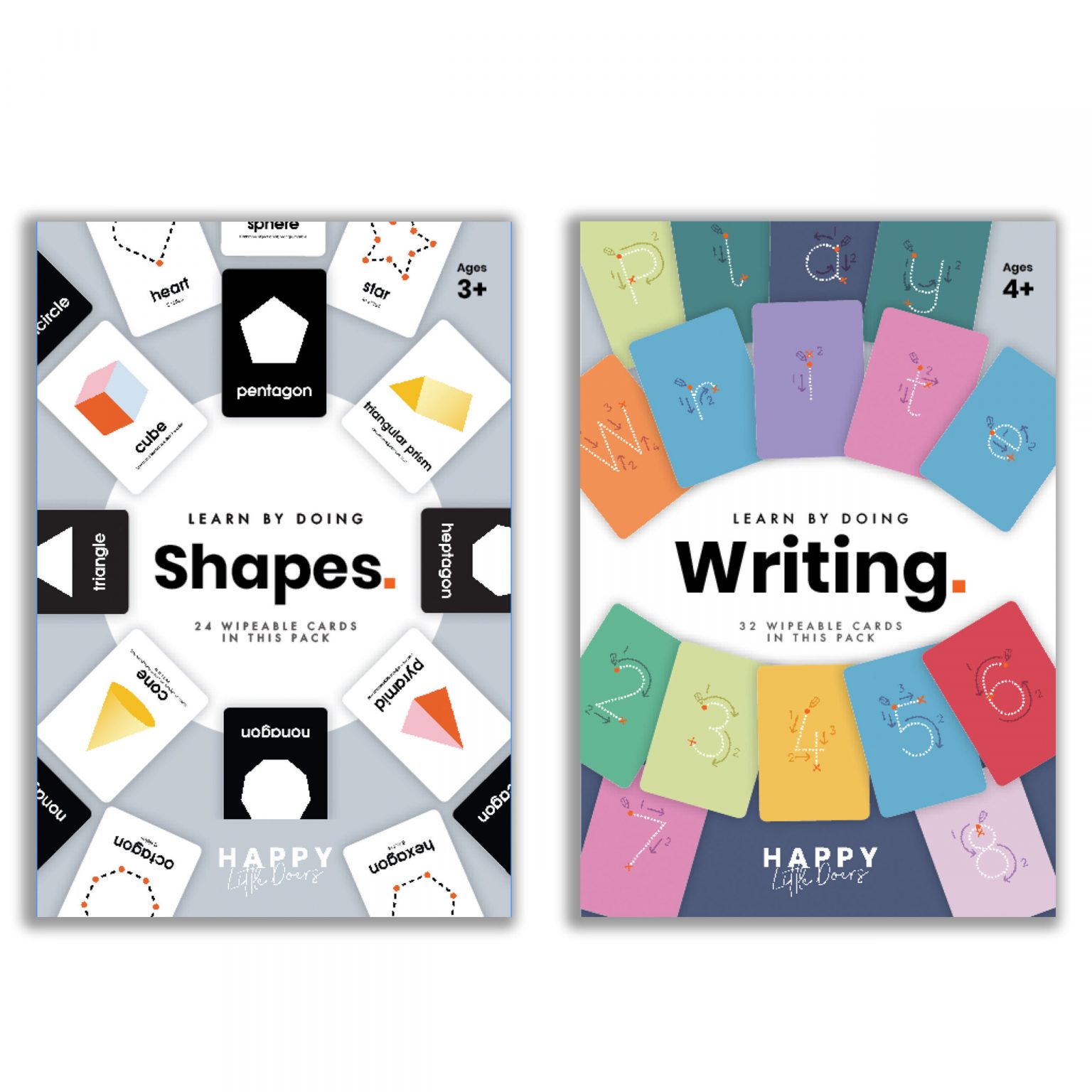 Writing flashcards learn to write flash cards Handwriting Flashcards
