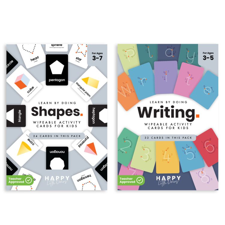 Start to write flashcard pack for kids Buy now Happy Little Doers