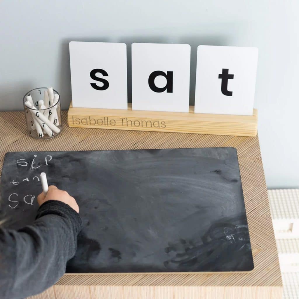 Large educational flash card holder Phonics, Times Tables, Numbers...